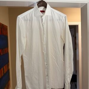 Hugo Boss Dress Shirt (White) 14.5" 34"/35"
